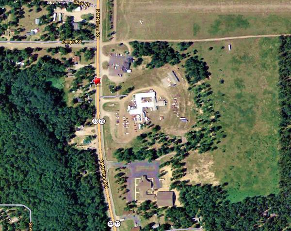 Galaxy Drive-In Theatre - Aerial (newer photo)